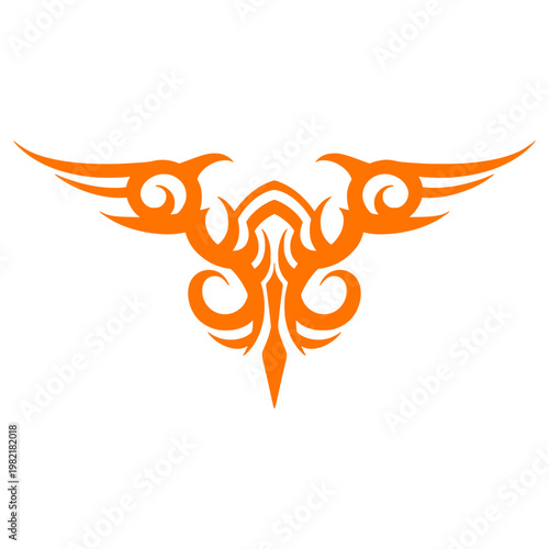Tribal tattoo ornamental illustration art
