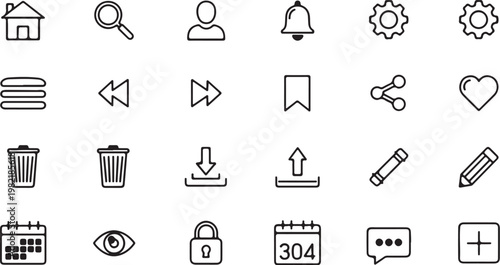 set of medical icons