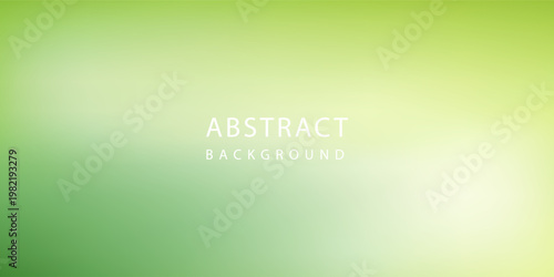 Nature gradient backdrop with bright sunlight. Abstract green blurred background.