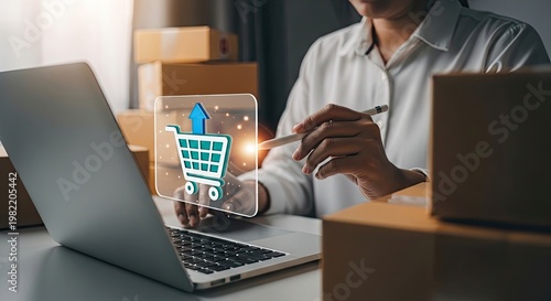 Digital logistics and e commerce a modern supply chain visualization