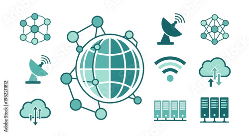 Global Network Communication Technology System.