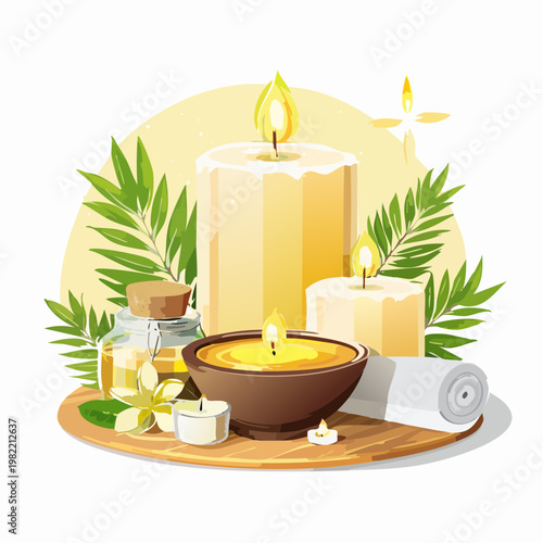 Duftöl-Massage im Spa-Bereich