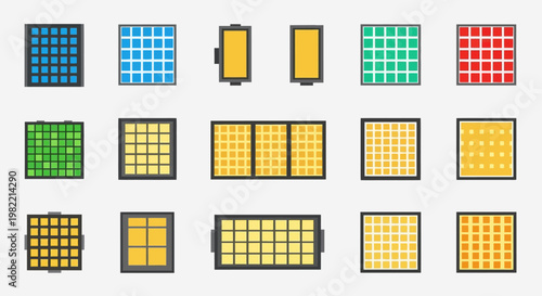 A cheerful pattern of cute cartoon sunflowers with happy expressions.