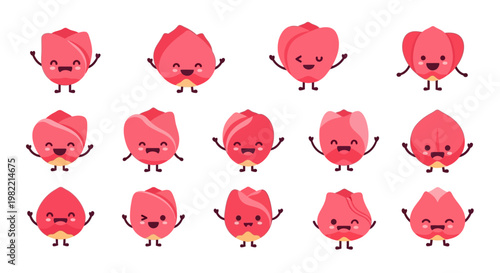 A collection of virtual reality headsets and headphones in a flat design style.