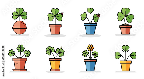 Collection of air purifiers and humidifiers in flat icon style.