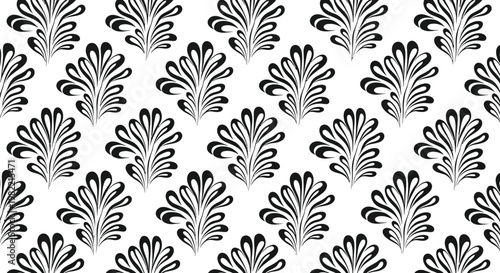 Abstract hand drawn pattern of small rounded shapes creating a dense texture of fluffy clouds