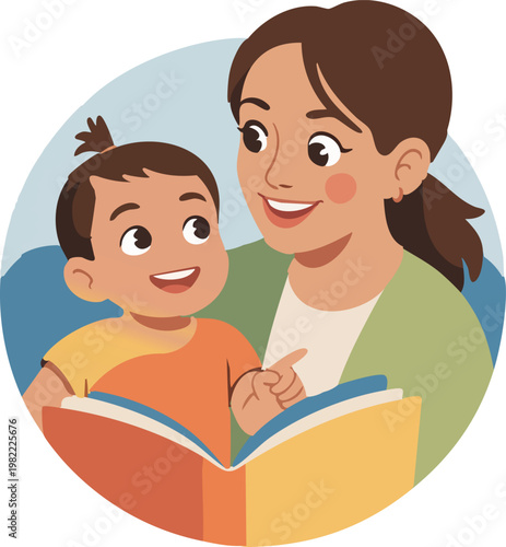 Mother and son hugging with heart background vector illustration  poster, T-Shirt Design, Apparel and Print-on-Demand