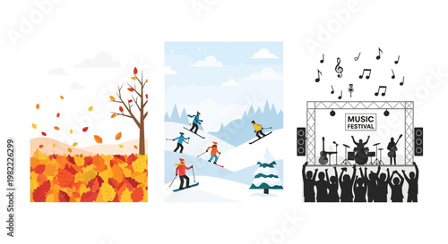 Collection of seasonal activities and entertainment events.