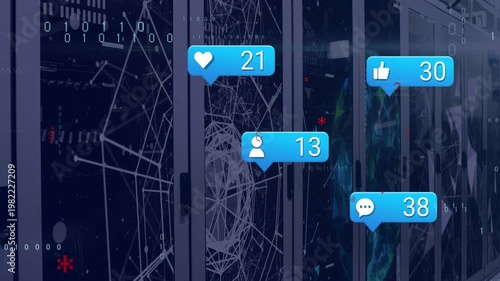 Vertical video: Racks showing single bubble appearing stacking bubbles increasing count for social