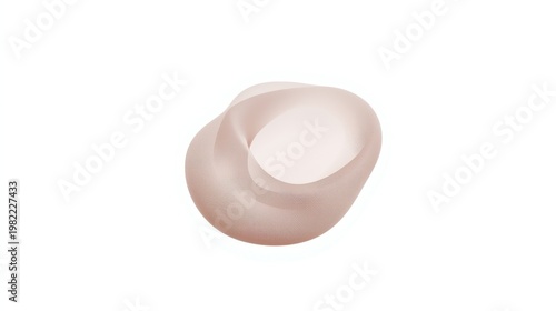 A pink glittery travel neck pillow on a white background