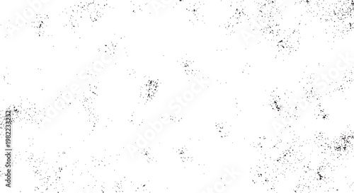 Vászonkép White with scattered dark gray speckles and clusters of dots texture abstract