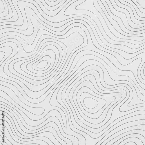 Konstfotografi topographic contour map, abstract terrain lines, monochrome vector design, thin