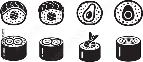 Black coffee cup with latte and coffee beans patterns on white background latte coffee beans