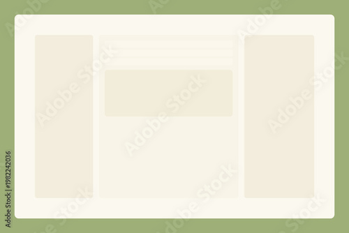 Pixel perfect UI system background with balanced layout dense rows nested cards and refined olive gradient interface vector design