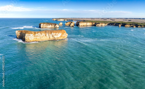 Bay of islands in Great ocean road, Australia