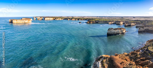 Bay of islands in Great ocean road, Australia