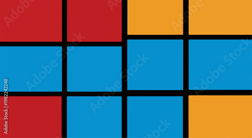 Colorful Grid Pattern Design Element.