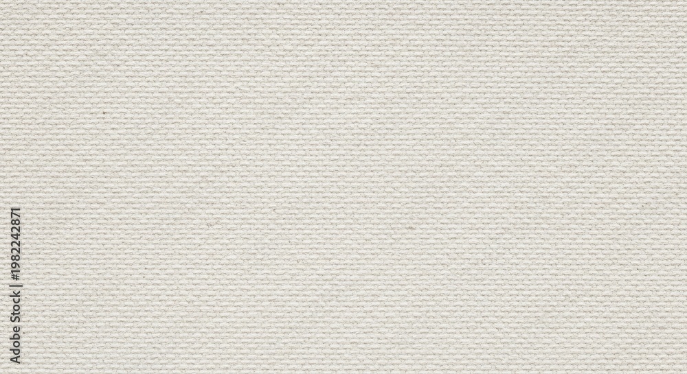 Fototapeta premium White Woven Canvas Texture Background Abstract Minimalist Fabric Pattern Surface Close-up