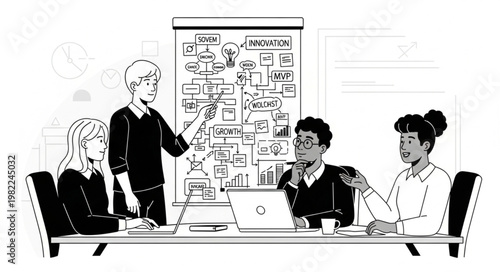 business man and woman