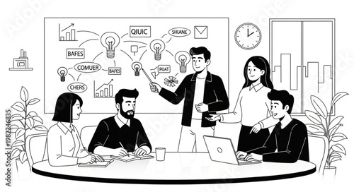 young couple in the cafe