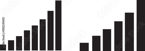 Signal strength bars showing increasing connectivity levels in a clean minimalist graphic