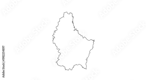 A minimalist line drawing depicts the outline of the island nation of lesotho high quality professional