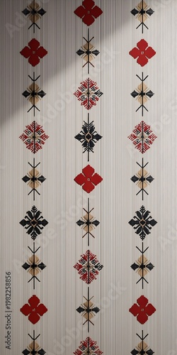 Ukrainian minimal schematic pattern