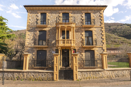 Indianos Mansion in Viniegra de Abajo, Neoclassical Colonial Architecture, La Rioja, Spain