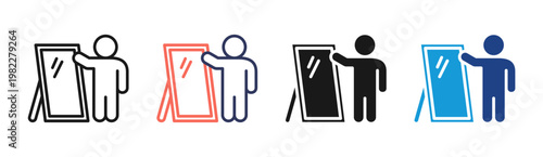 Flip Board icon set multiple style collection