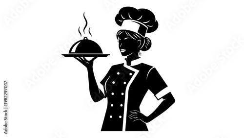 Vector illustration of a fountain pen nib with a curved line