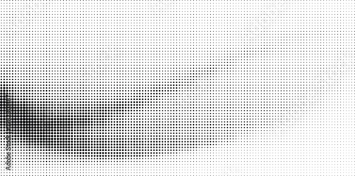Black White Halftone Dot Texture Design