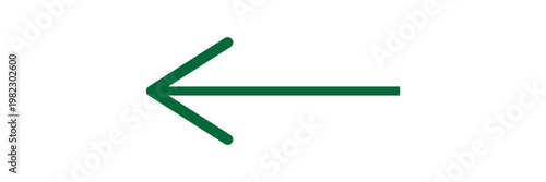 Green long arrow pointing to the right. Straight long arrow icon, right thin line, Green cursor, horizontal element, thick pointer vector long arrow icon. Bold arrow icon.
