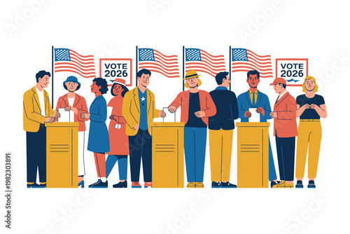 Diverse group casts their ballots now.