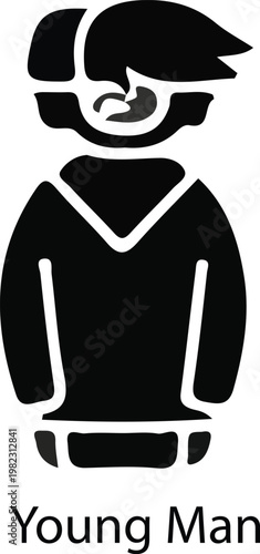 A black coffee cup logo vector design on a casual cotton t-shirt apparel illustration for modern fashion style