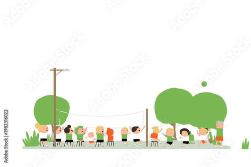 Inclusive Seated Volleyball Celebration Among Diverse Participants