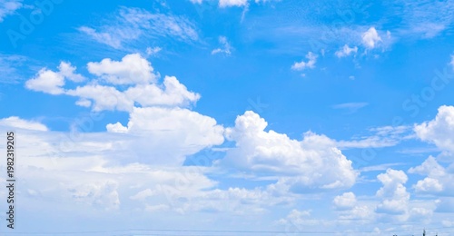 Foto Bright Cloudscape for design Background for Design and Copy Space