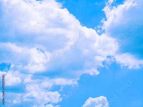 Photography Clear Cloudscape with soft clouds Background for Design and Copy Space
