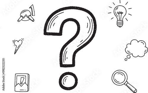 Creative Problem Solving and Questioning Doodle Art