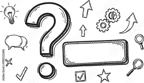 Creative Problem Solving and Questioning Doodle Art