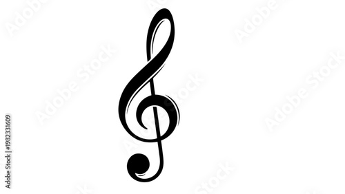 Vector silhouette of a chef with long hair and a beard in profile