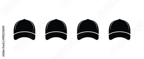 Baseball caps represent headwear.