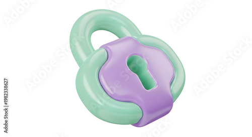 3D Visualization of a Braided or Interlinked Loop Structure