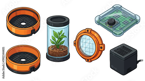 Aquarium equipment and accessories for fish tank maintenance