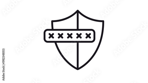 Fotografie Protective armor plating combined with a secret credential entry box