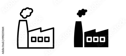 Pollution icon in black color for website or app.