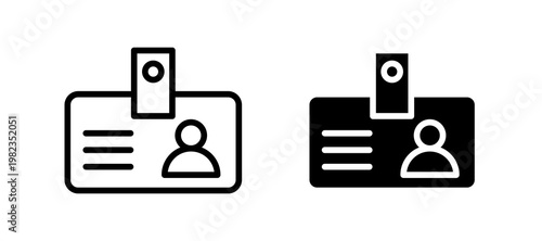 Security badge icon in black color for website or app.