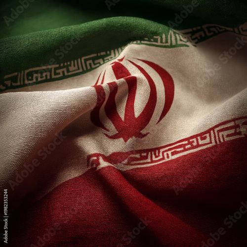 Iranian Flag Fabric