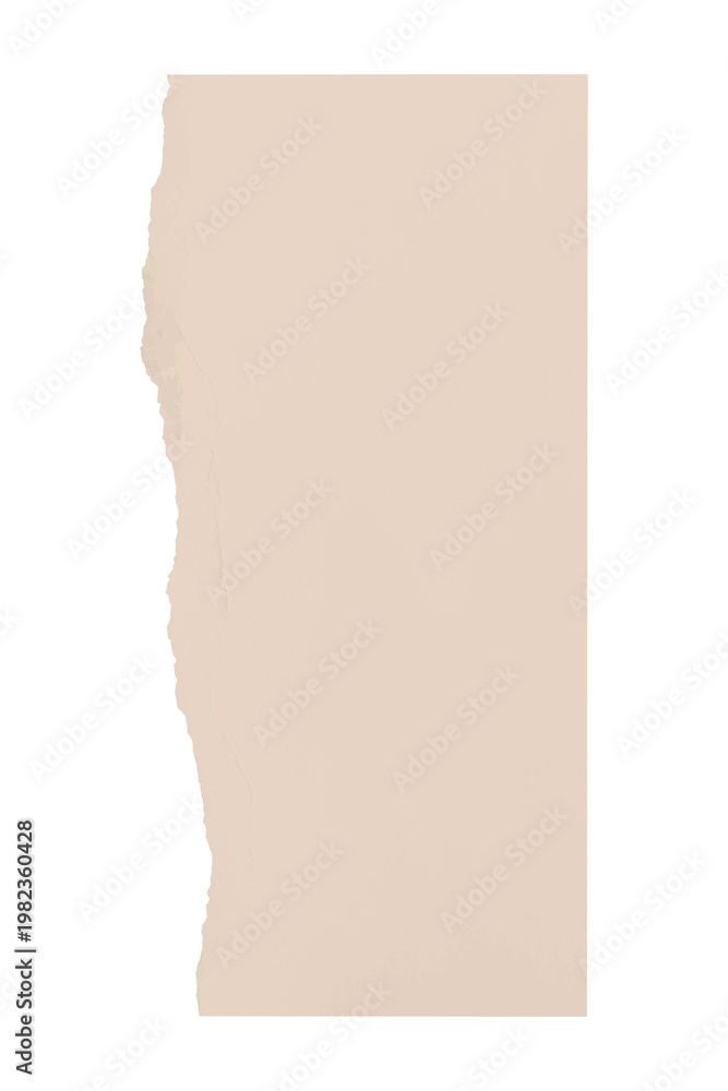 Fototapeta premium Torn paper clipart, simple design vector