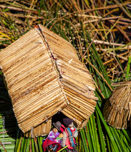 reed doll house on Lake Titicaca 