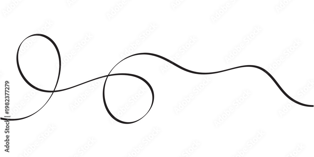 Obraz premium Swoosh vector. Hand drawn swoosh elements, and swoop underline typography tails shape in flat styles. Set of ribbons. Design concept element collection in eps 10.